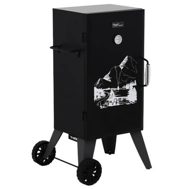 CharBroil Char Broil 595 sq. in. Vertical Gas Smoker Black Steel